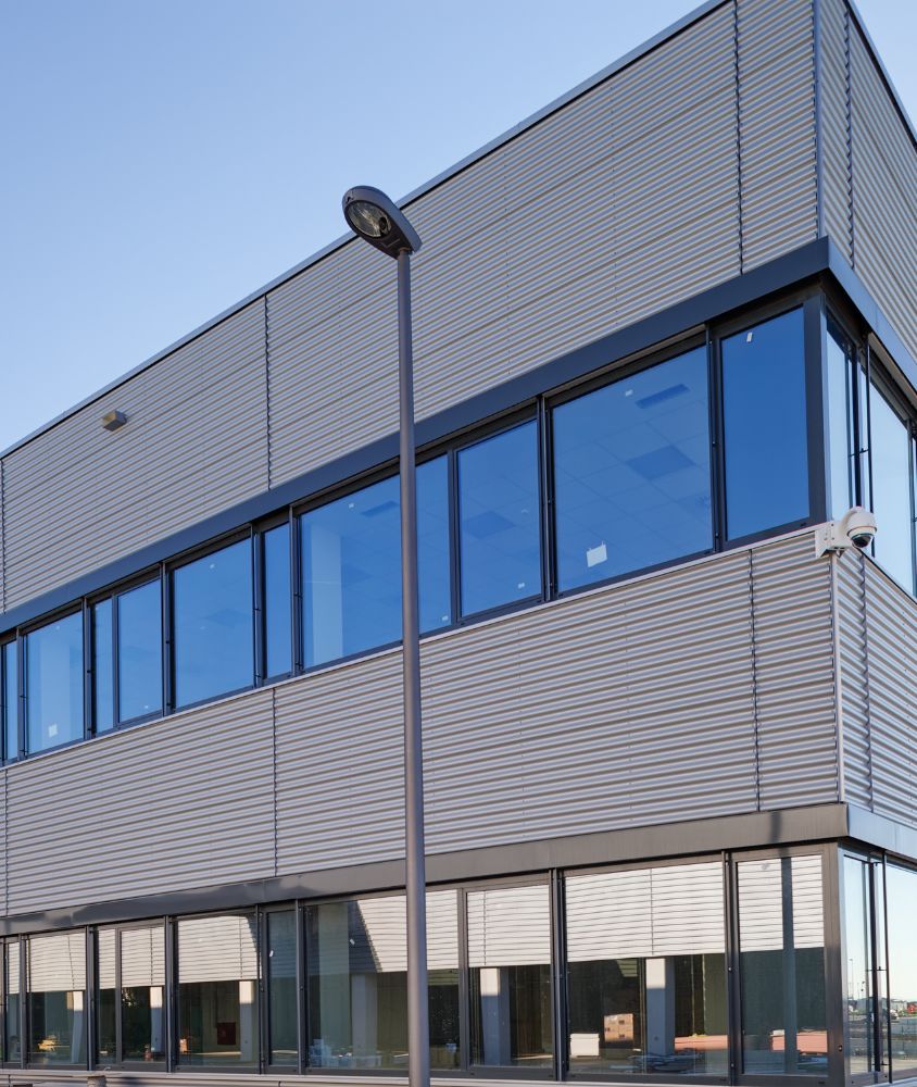 fachada de vidro em Diadema